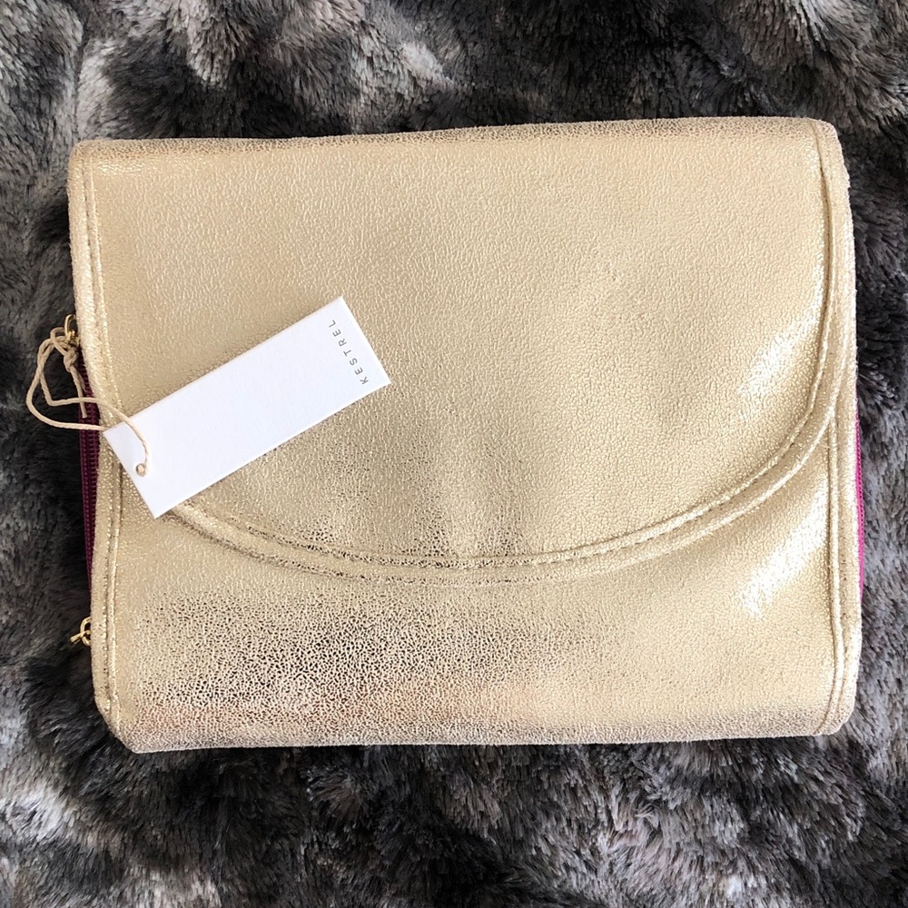 Kestrel Gold Foldover Travel Bag